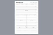 Market Research Marketing Planner, a Stationery Template by shahsoft (Thumbnail 2 of 4)
