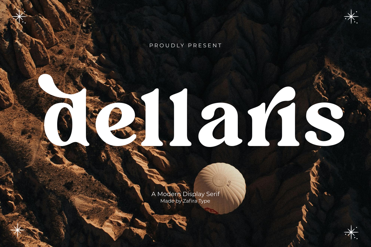 Dellaris, a Serif Font by Zafiratype (Photo 1 of 13)