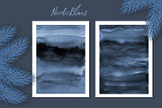NordicBlues Watercolor Pack, a Texture Graphic by Marmoris.Arts (Thumbnail 10 of 24)