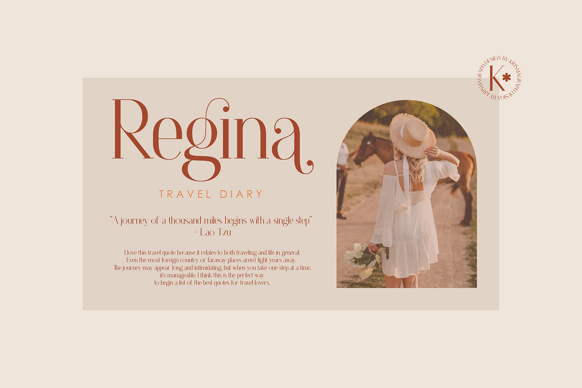 Morgana | Elegant Ligature Typeface, a Serif Font by Krismagraph (Photo 3 of 12)
