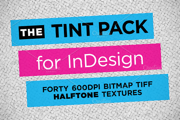 Halftone InDesign Tint Pack preview 8