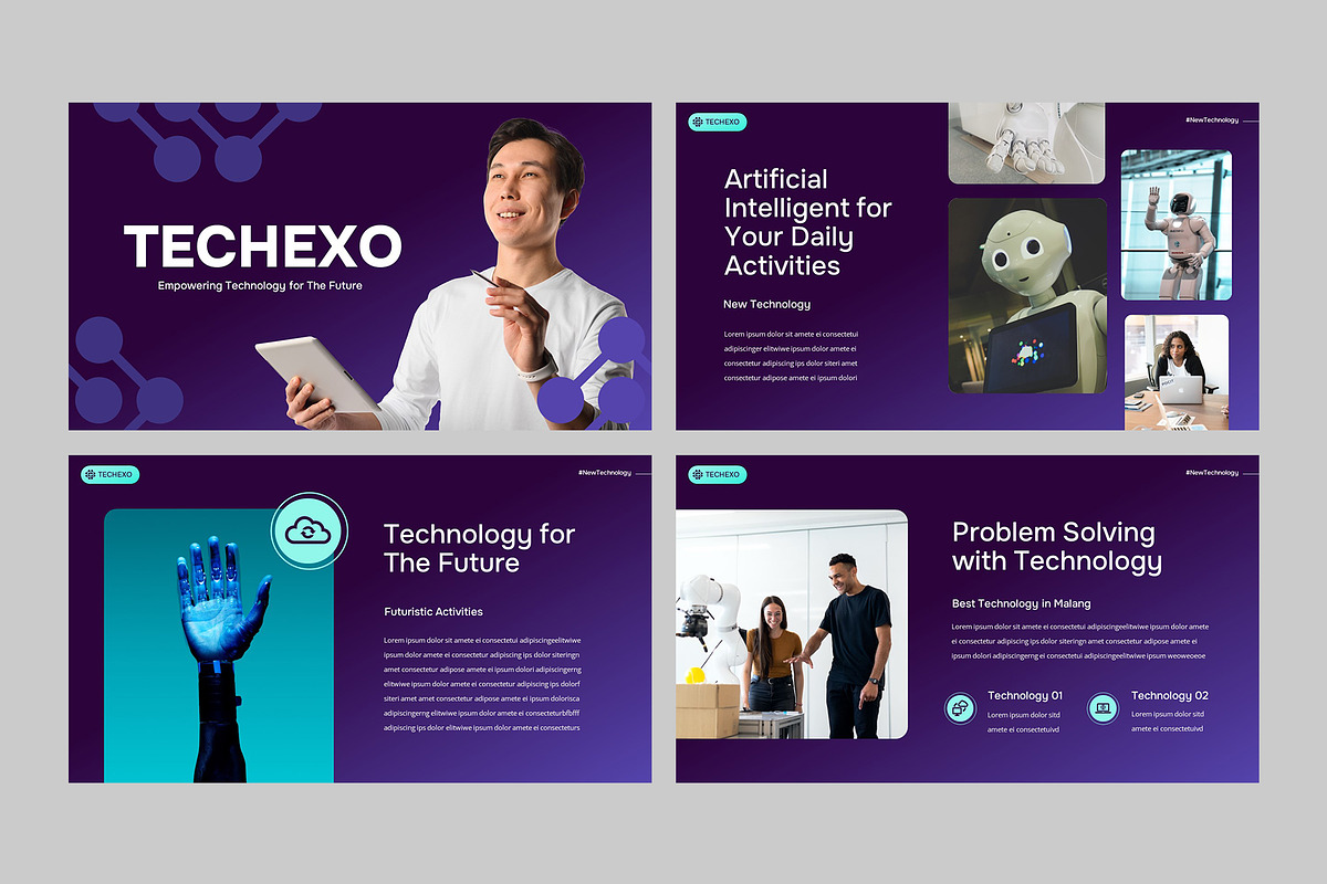 TECHEXO - AI Technology Keynote, a Presentation Template by rgbryand (Photo 2 of 9)