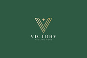 V Letter Logo Luxury Brand, a Branding & Logo Template by Signatoro (Thumbnail 1 of 2)