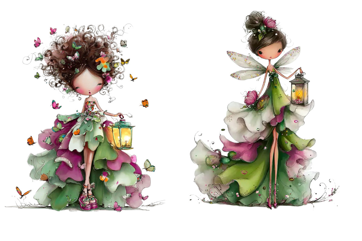 Fairy clipart, an Illustration by CreationArt (Photo 5 of 5)