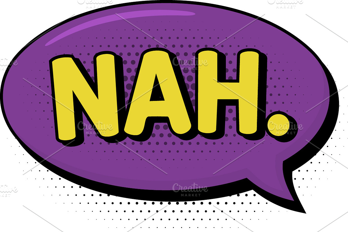 Comic speech bubbles, an Object Illustration by Woters little shop (Photo 21 of 25)