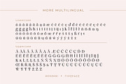 Roserri - Modern Ligature Serif, a Serif Font by Vesvocrea (Thumbnail 15 of 15)