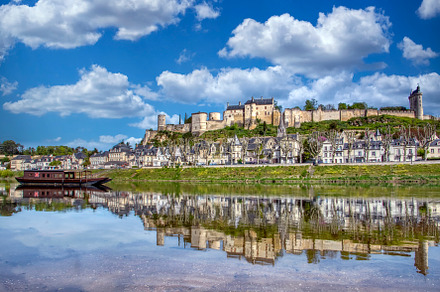 Chateau de Chinon in the Loire Valley, France., an Architecture Photo by CreativePhotoSpain