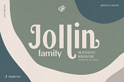 Jollin Family - Variable Font, a Sans Serif Font by creativemedialab (Thumbnail 1 of 13)