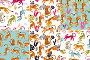 Tigers - 44 Seamless Patterns, a Pattern Graphic by Blue Lela Design (Thumbnail 6 of 13)