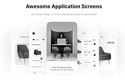 Chair Shop - Ui Kit Mobile, an UI Kit Template by Korsa Agency (Thumbnail 3 of 6)