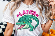 Later Gator Cute Alligator PNG, a Seasonal Illustration by Sublimation Artist (Thumbnail 6 of 9)