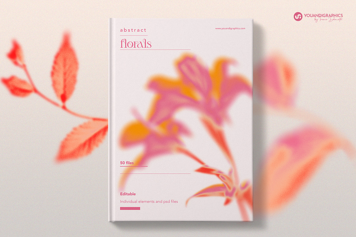Blurry Florals Abstract Graphics, a Texture Graphic by Youandigraphics (Photo 2 of 12)