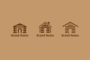 Log Cabin Logo Bundle & Mock-Up, a Branding & Logo Template by Multiple (Thumbnail 3 of 5)