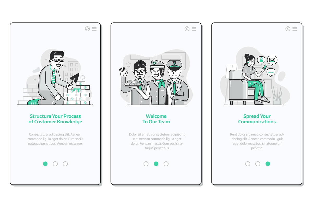 Web Marketing People Illustrations, a Person Illustration by Alex Krugli (Photo 6 of 6)