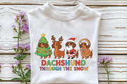 Dachshund Christmas PNG Dog, an Illustration by CraftArtStudio (Thumbnail 2 of 4)