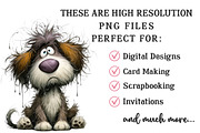 Whimsical Messy Hair Dog ClipArt, an Illustration by OK Design (Thumbnail 4 of 6)