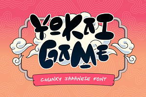 Yokai Game - Japanese Anime Font, a Sans Serif Font by Typia Nesia