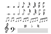 Musical instruments and notes, an Object Graphic by Elena Istomina (Thumbnail 9 of 10)