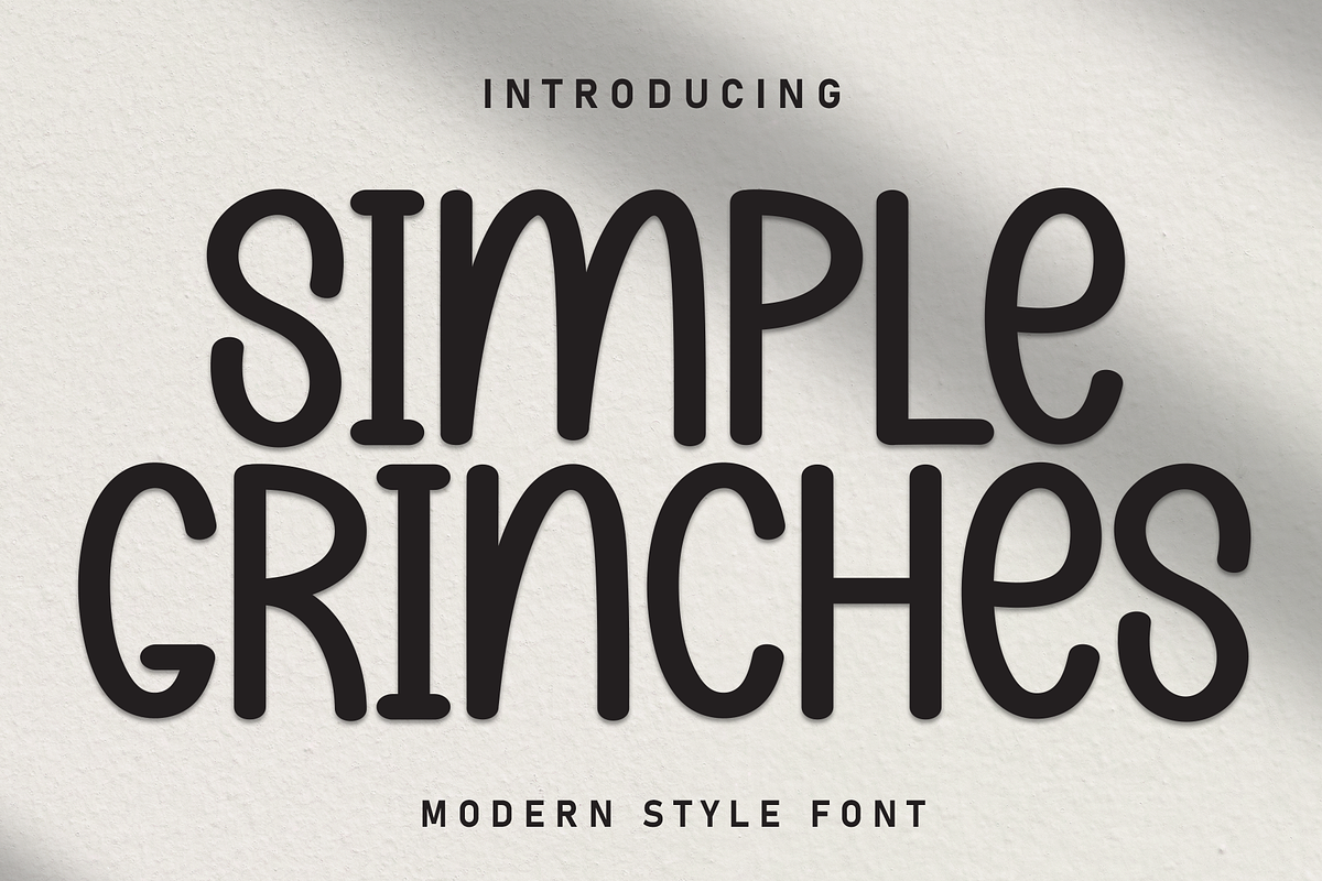 Simple Grinches | Script Font, a Script Font by Scratchones (Photo 1 of 8)
