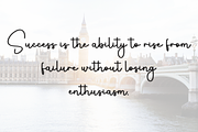 Dahlia Calligraphy, a Handwritten Font by InermediaSTUDIO (Thumbnail 6 of 8)