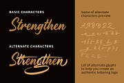 Strengthen Script, a Script Font by JROH Creative (Thumbnail 12 of 17)
