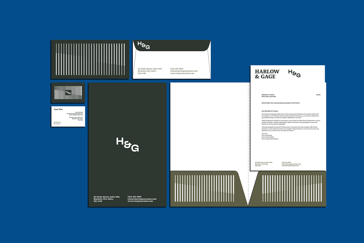 Corporate Identity Stationery Set, a Stationery Template by Akreatipe (Photo 2 of 7)