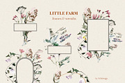 Little Farm Animals Clip Art, an Animal Illustration by whiteheartdesign (Thumbnail 15 of 18)