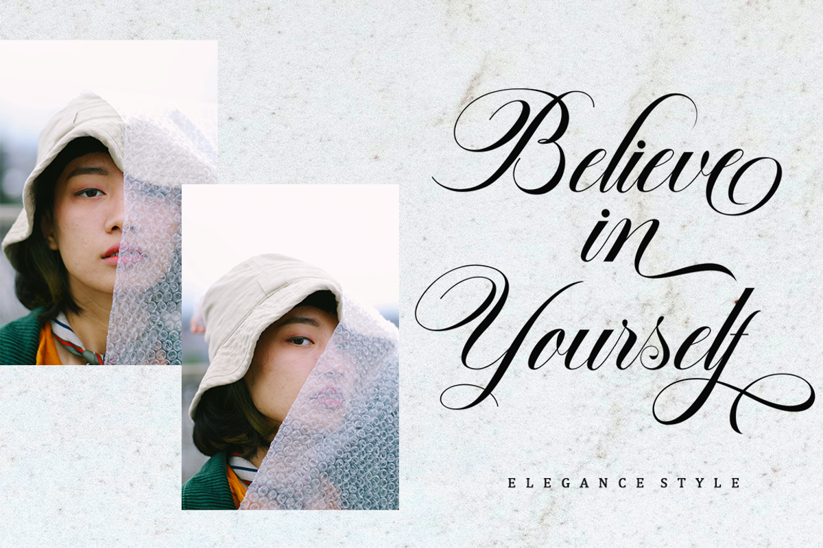 Bagilan, a Script Font by Queenopstudio (Photo 10 of 18)