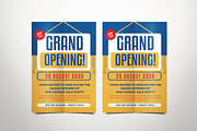 Grand Opening Invitation Flyer, a Flyer Template by Tokosatsu (Thumbnail 2 of 4)