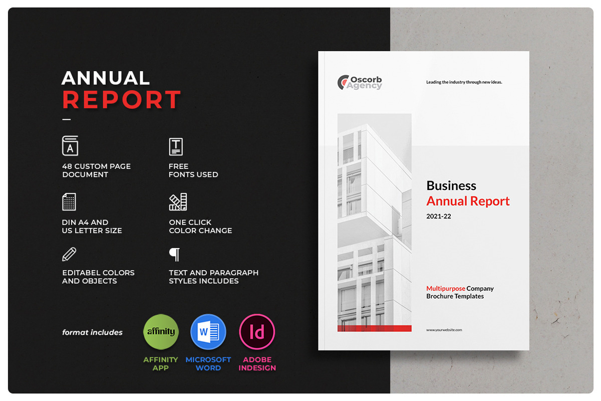 Annual Report, a Brochure Template by StudioGraficso (Photo 1 of 12)