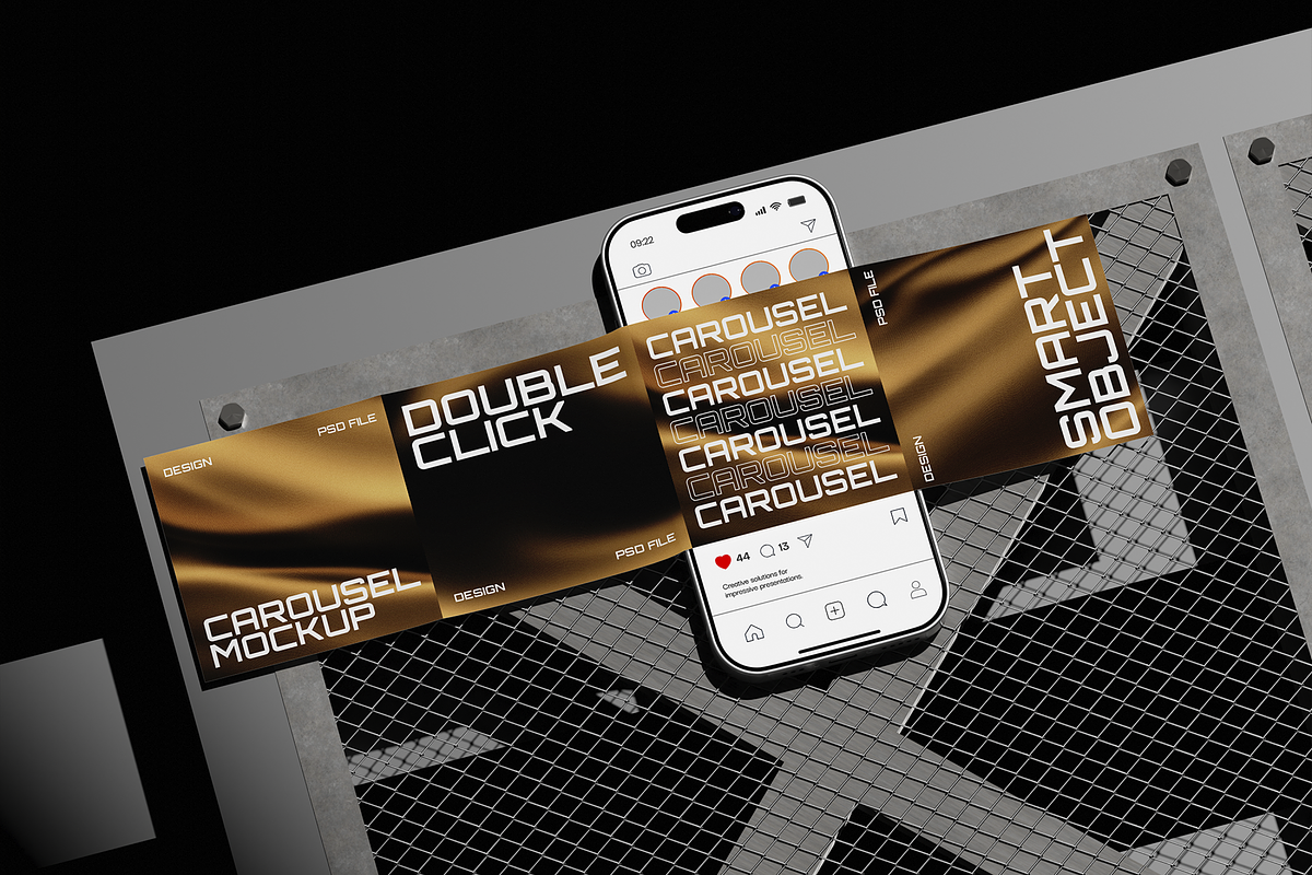 Carousel Mockup, an Advertising Mockup by Unerispace (Photo 4 of 4)