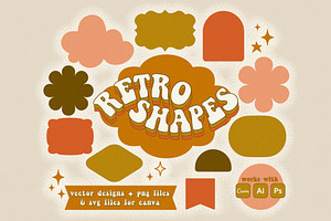 70s Retro Hippie Graphics