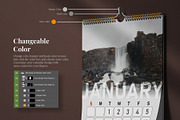 Wire Wall Calendar Mockup Set, a Mockup by Remnand Studio (Thumbnail 4 of 11)