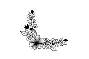 Floral Corner Ornament Clipart Bundl, an Illustration by Creativeshirt (Thumbnail 38 of 48)