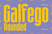 Galfego Rounded, a Sans Serif Font by Craft Supply Co. (Thumbnail 1 of 8)