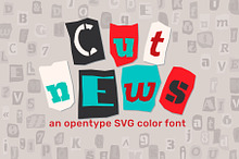 Cut News color font