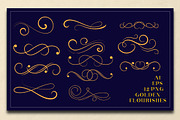 Vintage Decorative Flourishes Pack, an Object Graphic by Design Unique (Thumbnail 11 of 11)