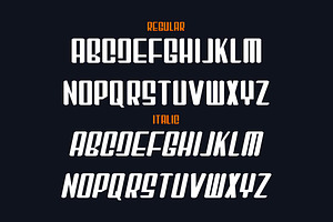 Rusky - Condensed Sport Font