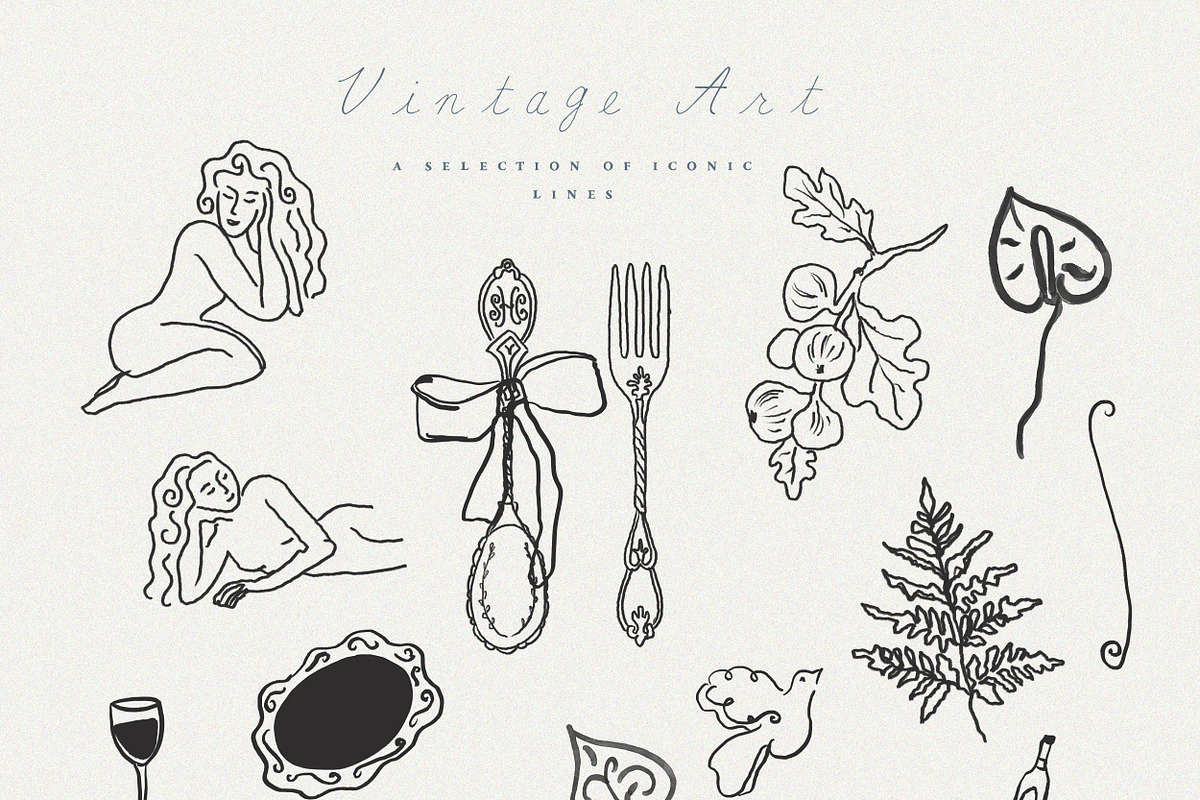 Vintage Lace Handkerchief Collage, an Object Graphic by Laras Wonderland (Photo 8 of 12)