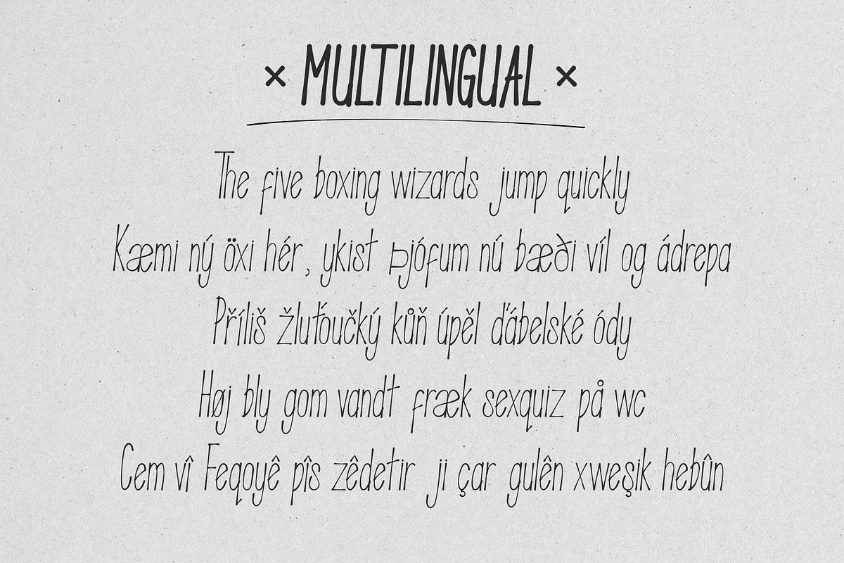 Skinny Ink - handwriting font, a Handwritten Font by ghozai studio (Photo 3 of 7)