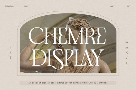 Chemre - Elegant Serif, a Serif Font by Dora Typefoundry