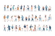 100+ People silhouette vector set, a Person Illustration by Vector_Art (Thumbnail 12 of 12)