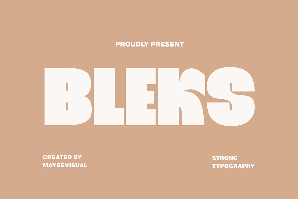 Bleks Display font, a Serif Font by maybefont (Photo 1 of 10)