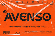 Avenso - Sans Serif Typeface, a Sans Serif Font by overlaytemplates (Thumbnail 1 of 5)