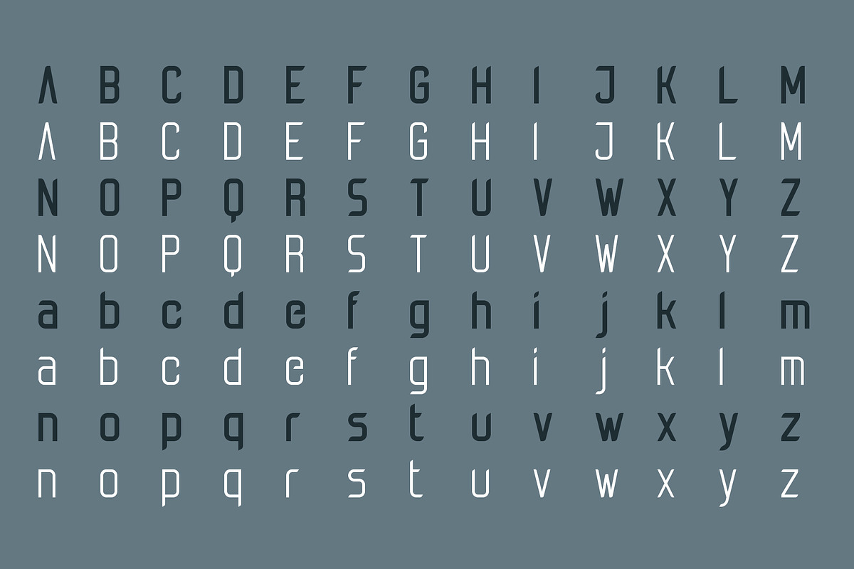 Tachyon Font - Condensed Sans Serif preview 6