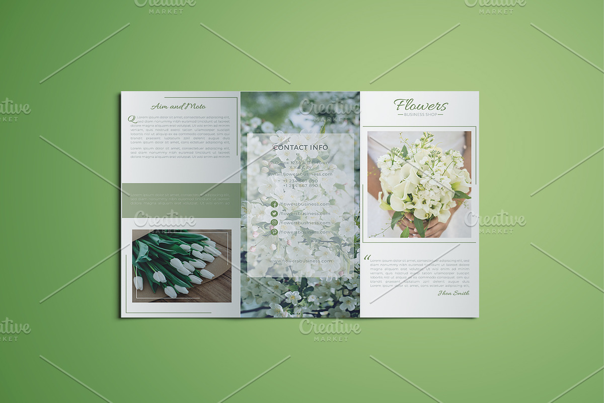 Trifold Business Brochure, a Brochure Template by Design with Qurat (Photo 4 of 10)
