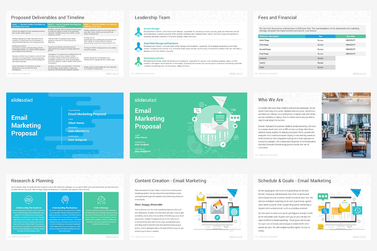 Top Digital Marketing Proposals PPT, a Presentation Template by SlideSalad (Photo 24 of 32)