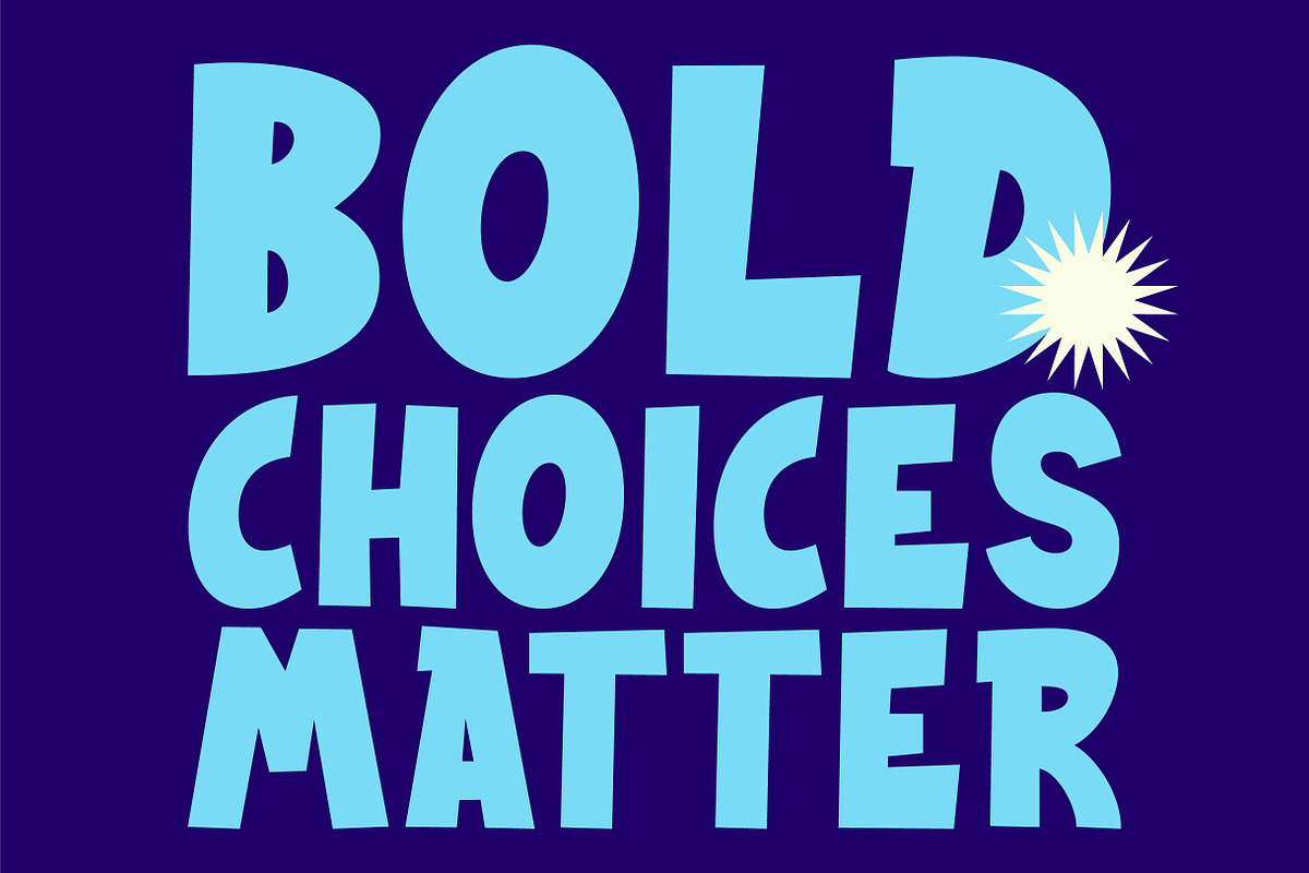 Dumbo - Bold Display Font, a Sans Serif Font by GroovyFontCo (Photo 2 of 9)