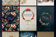 15 Christmas Greeting Card Templates, a Card Template by Graphicdome (Thumbnail 5 of 6)