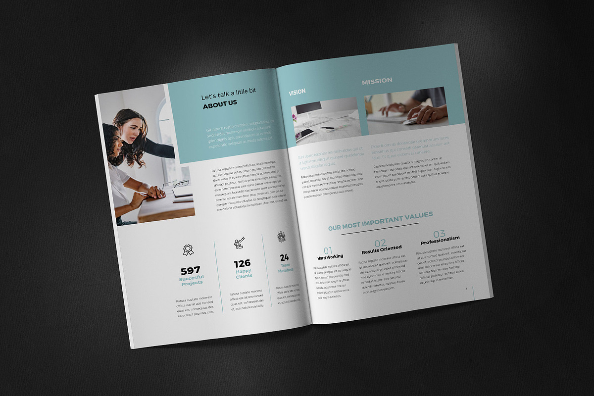 Canva Project Proposal Template, a Brochure Template by Sabin (Photo 4 of 7)